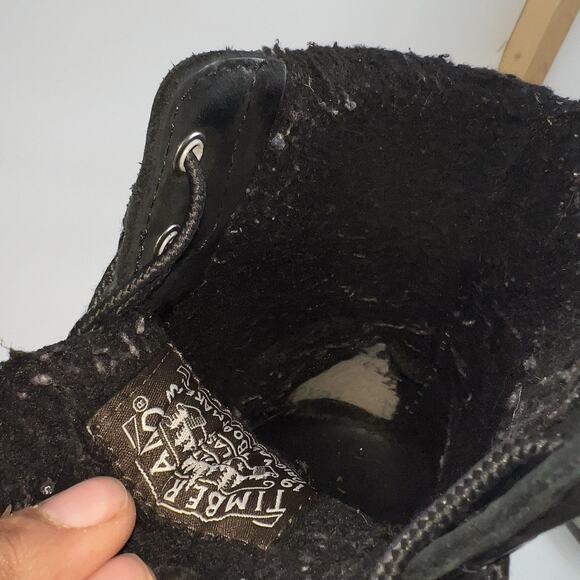 Timberland 6-Inch Premium Fleece-Lined Waterproof Boot Womens Size 10 Black - Picture 8 of 13